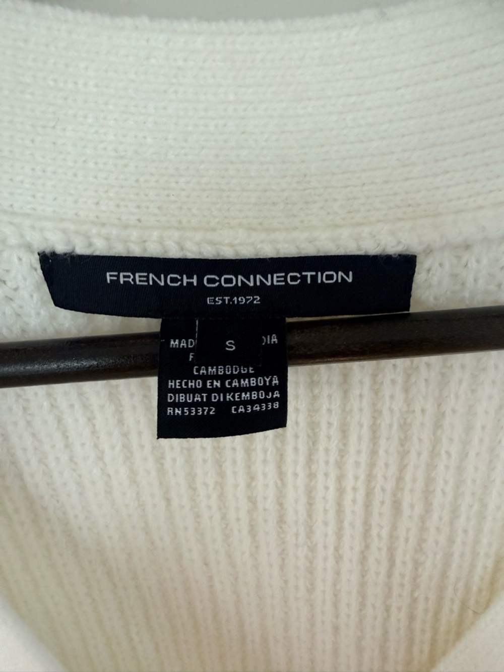 French Connection Baby Soft knit cardigan sweater - Picture 7 of 9